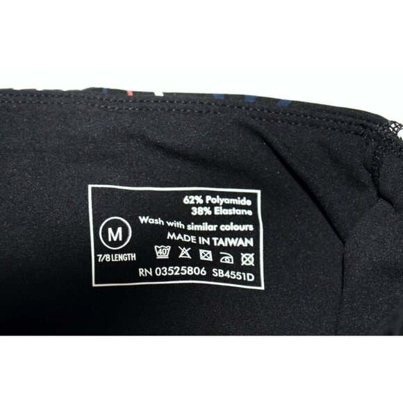 New w/Tags - sz Med - Sweaty Betty The Power 7/8 Leggings, Beetle Blue Interlock - Picture 11 of 12